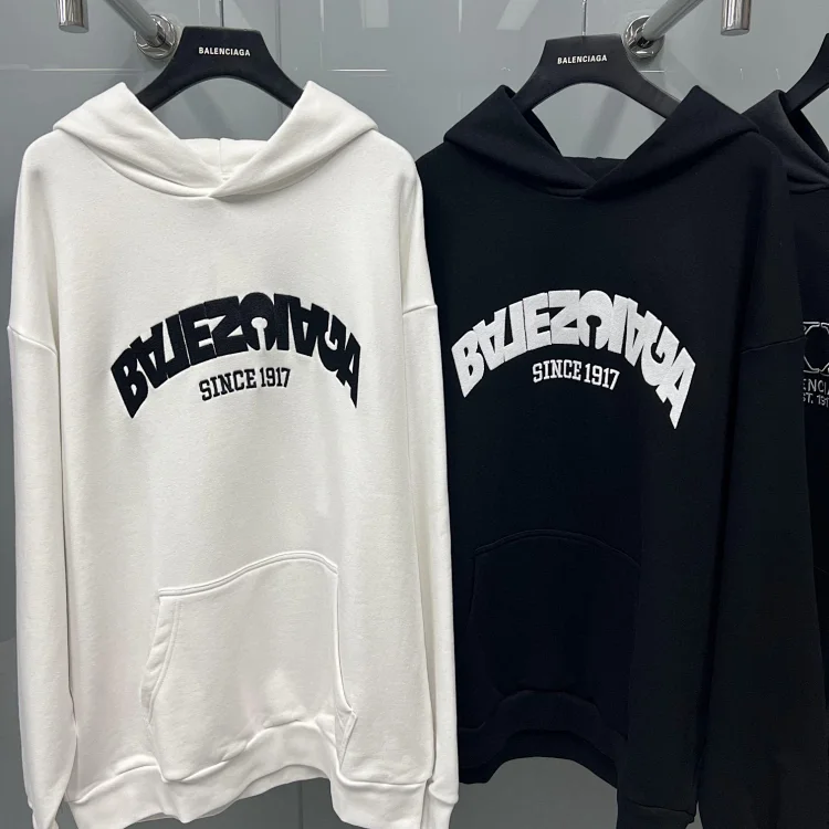 Balenciaga Logo Hoodie Sweatshirt