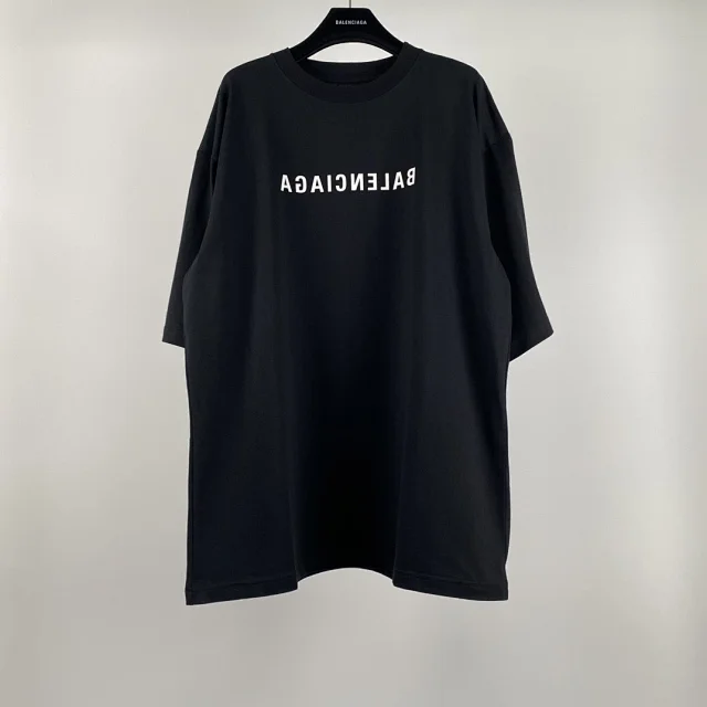 Balenciaga black Short Sleeve T-Shirt  