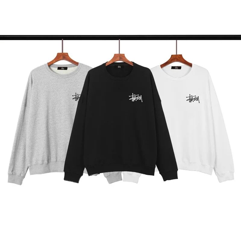 Stussy OG Logo Print Crewneck - Unisex Streetwear Staple  